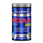 بی سی اا 2100 آلمکس | Allmax Nutrition BCAA 2100 - 180 Capsules | خرید اصل | bbsupp