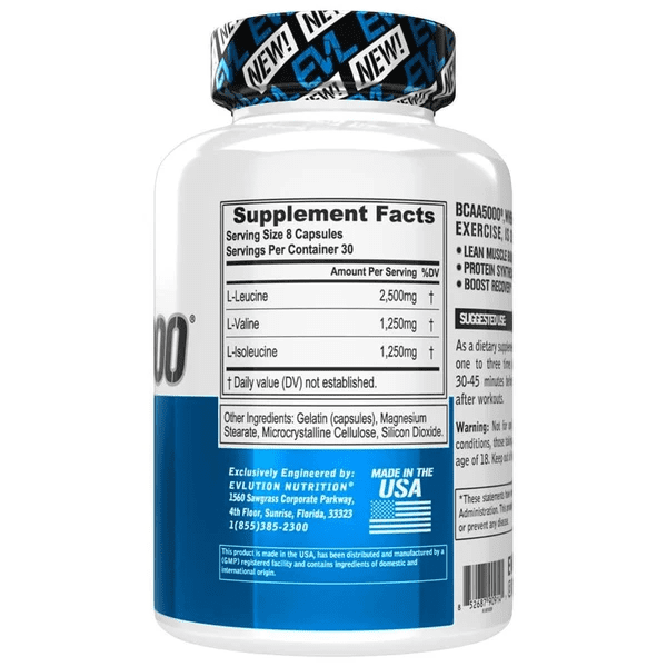 بی سی ای ای 5000 ای وی ال ناتریشن امریکا | Evlution Nutrition Bcaa 5000 | bbsupp