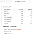 پروتئین ایزوله گیاهی پروتئین ورکس انگلستان |  Soy Protein 90 | bbsupp