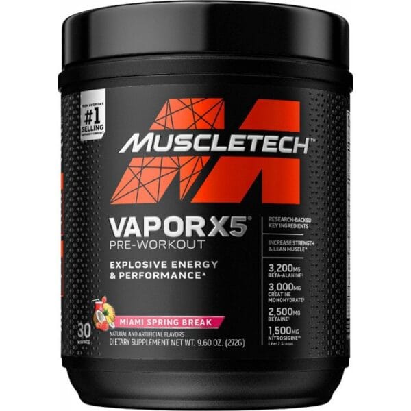 پمپ ویپور ماسل تک اصل امریکا | MuscleTech Vapor X5 | خرید اصل | bbsupp