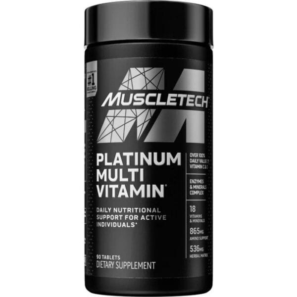 مولتی ویتامین ماسل تک Platinum Multivitamin MuscleTech | خرید اصل | bbsupp