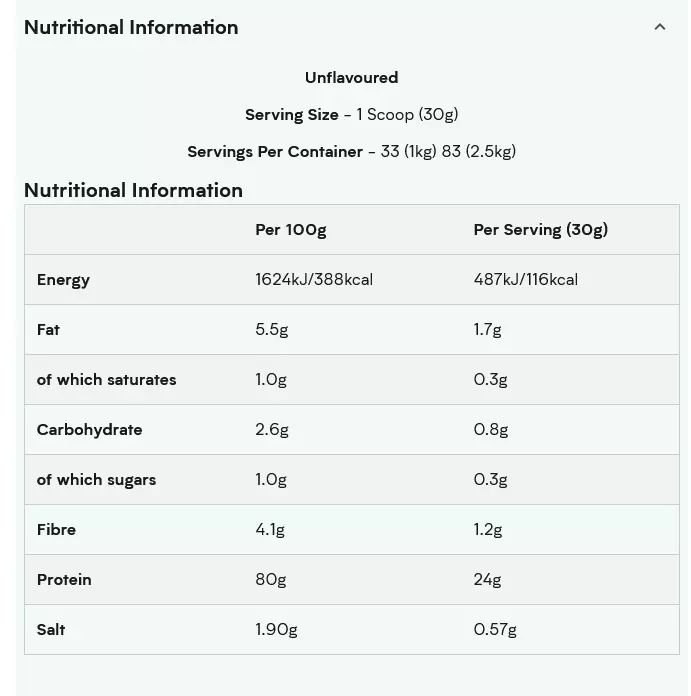 پروتئین ایزوله نحود مای پروتئین Myprotein Pea Protein Isolate | bbsupp
