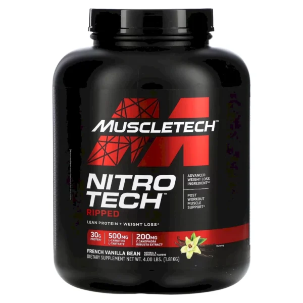 پروتئین وی نیتروتک ریپد ماسل تک امریکا 100% اصل | NitroTech Power Protein | خرید اصل | bbsupp