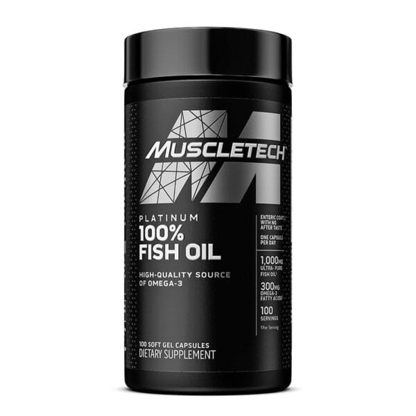 پلاتینیوم امگا 3 فیش اویل ماسل تک Platinum 100% Omega Fish Oil | خرید اصل | bbsupp