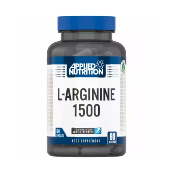 ال آرژنین اپلاید 120 کپسول  Applied Nutrition L-Arginine 1500 | خرید اصل | bbsupp