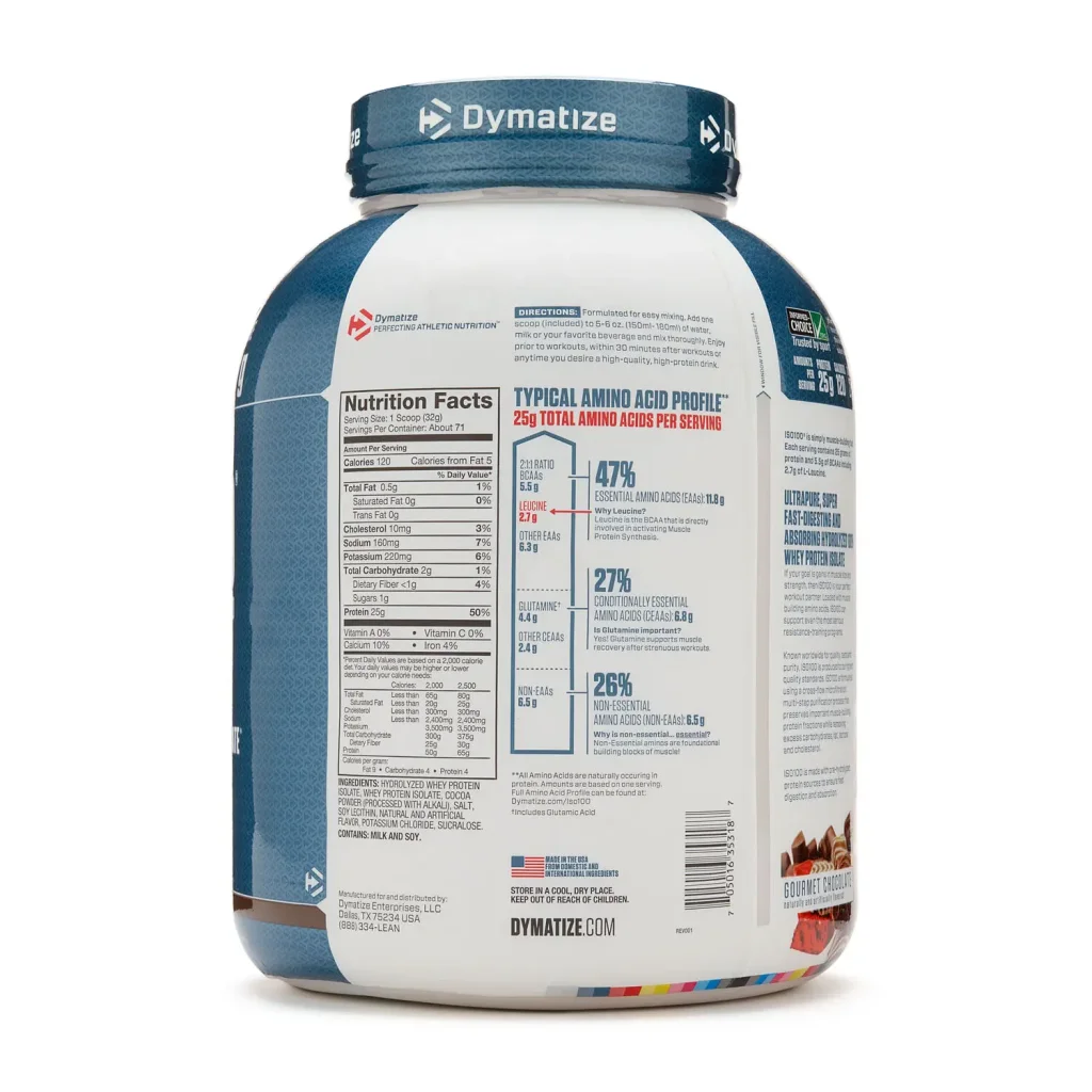 پروتئین وی ایزوله دایماتیز | Dymatize iso 100 | bbsupp